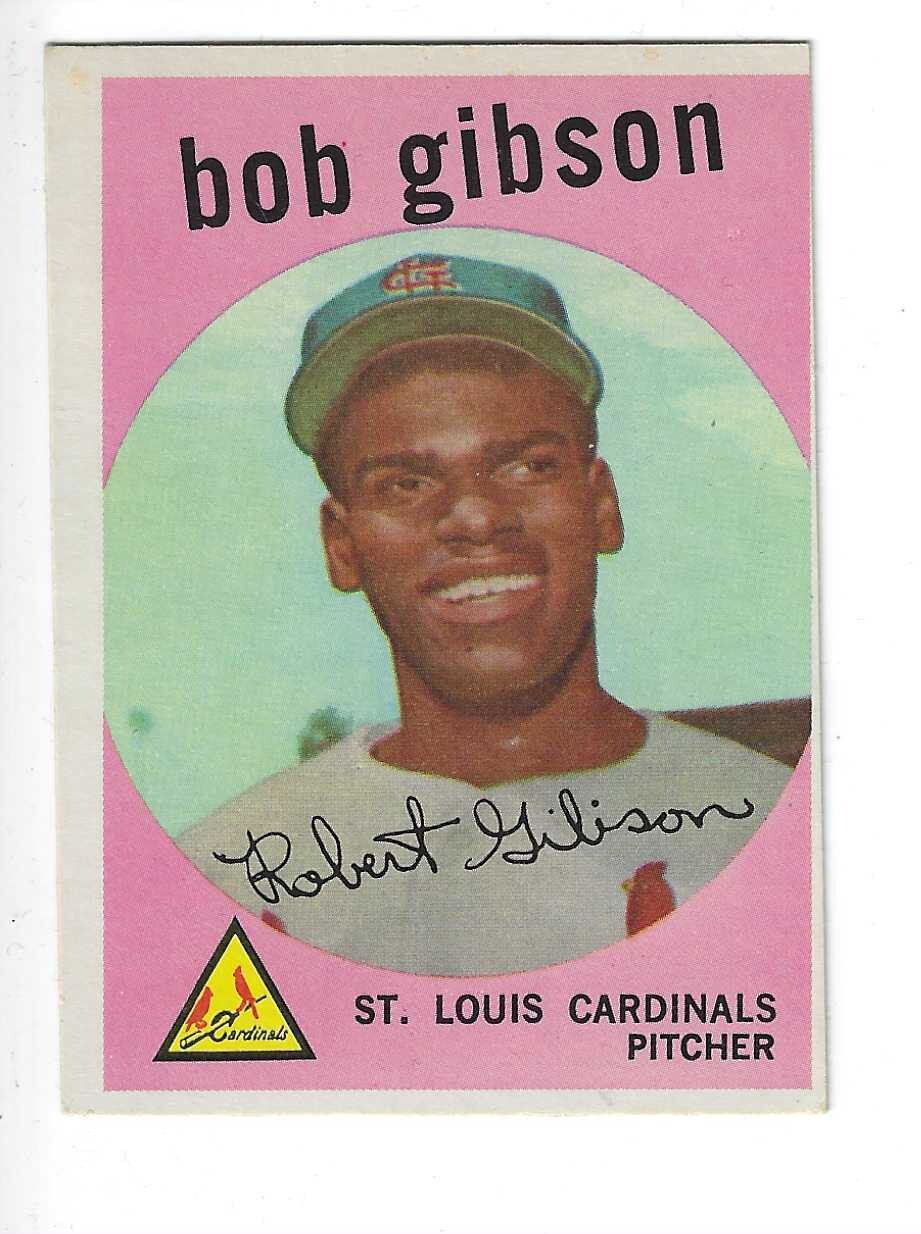 1959 Topps #514 Bob Gibson rookie list $2000