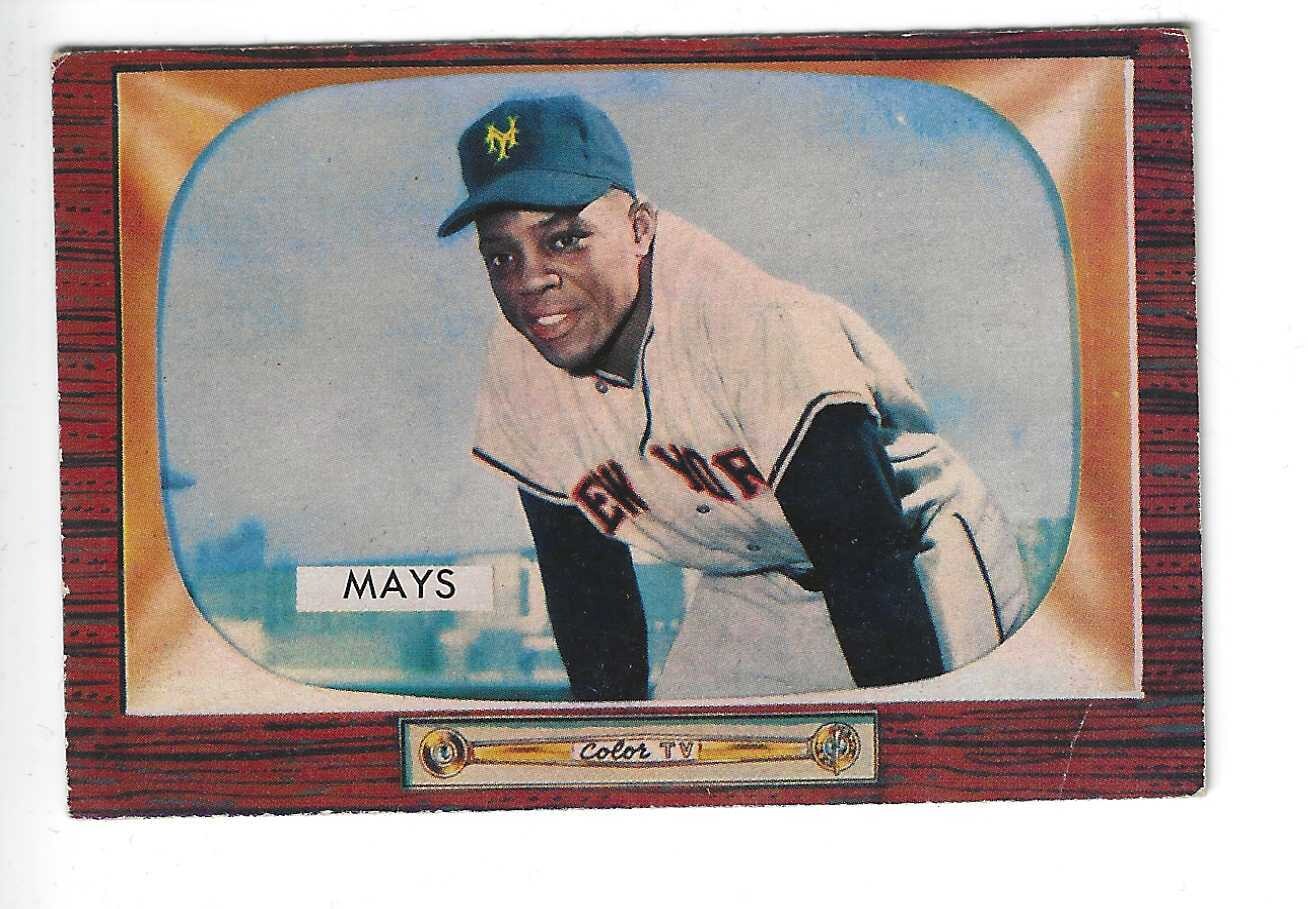 1955 Bowman #184 Willie Mays list $600