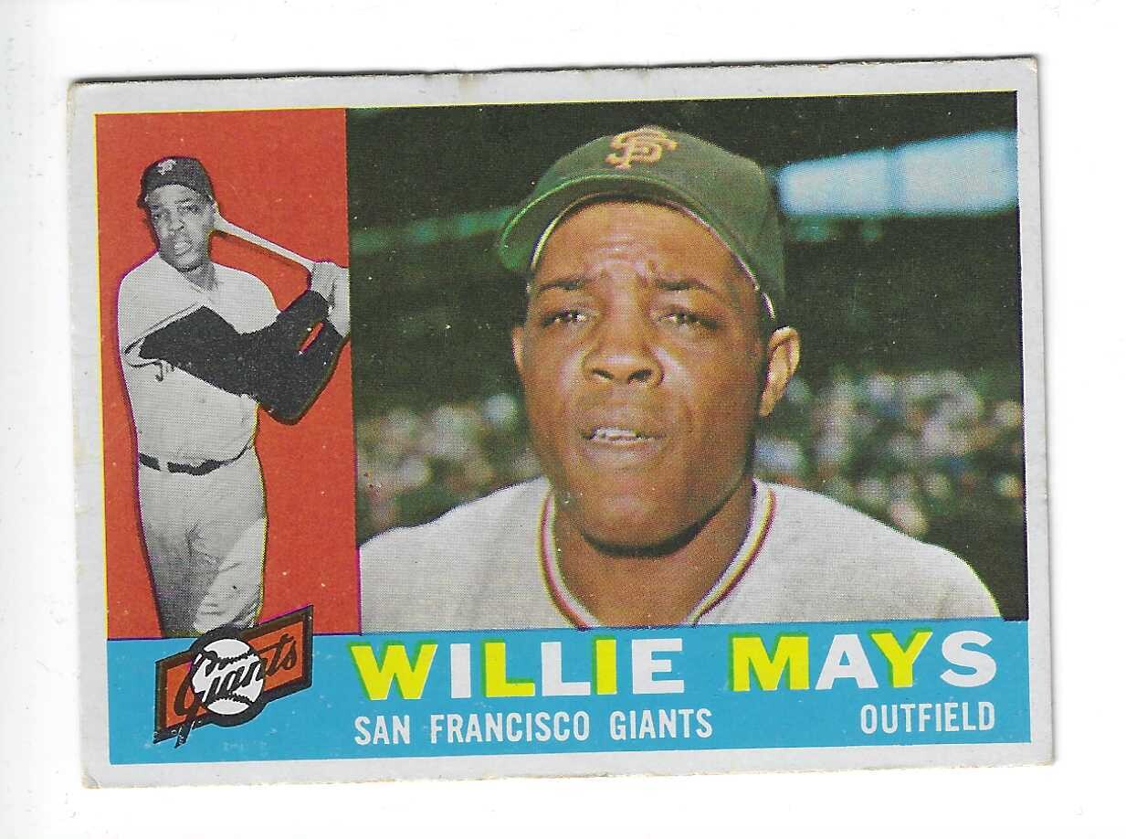 1960 Topps #200 Willie Mays list $500