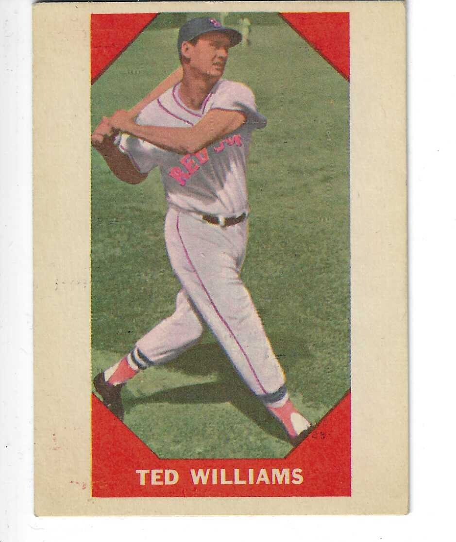 1960 Fleer #72 Ted Williams list $120