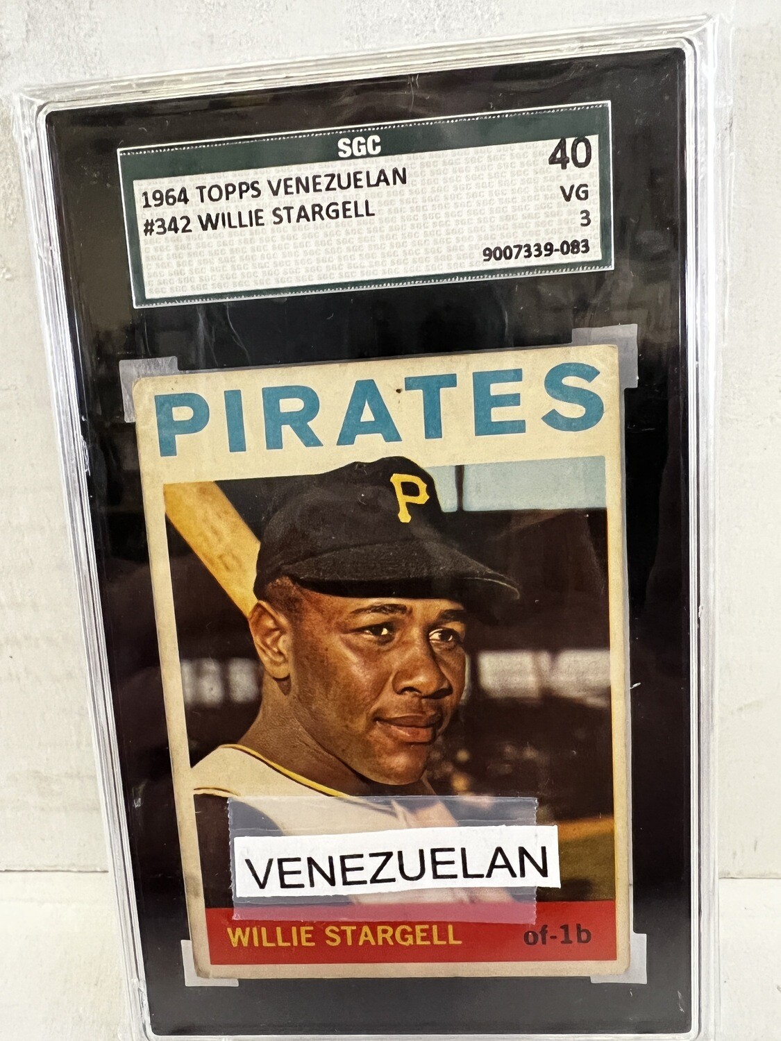 1964 Topps Venezuelan #342 Willie Stargell SGC 3