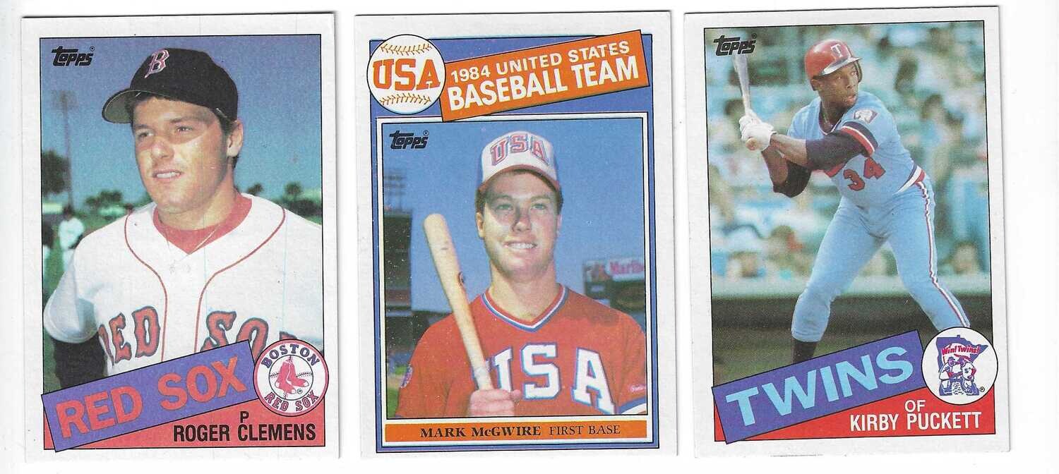 1985 Topps Baseball complete set Nr Mint