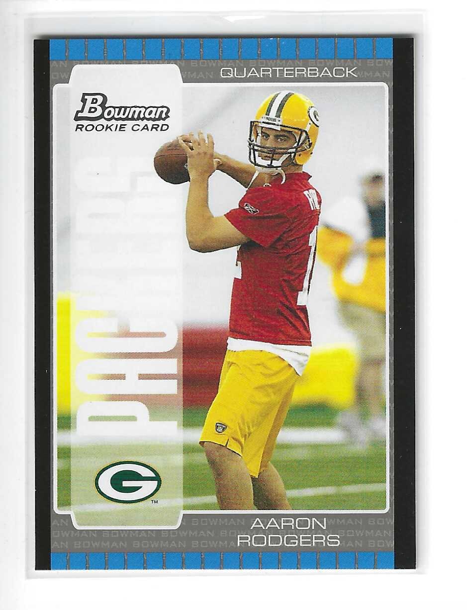 2005 Bowman #112 Aaron Rodgers rookie