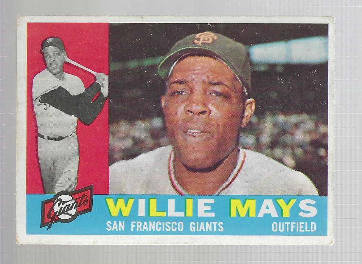 1960 Topps #200 Willie Mays list $200