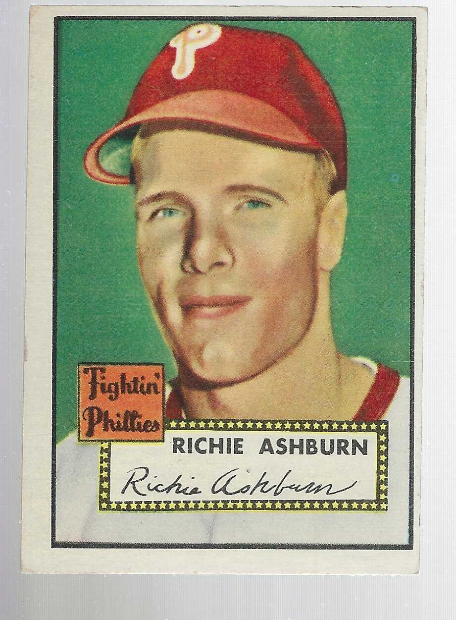 1952 Topps #216 Richie Ashburn List $400