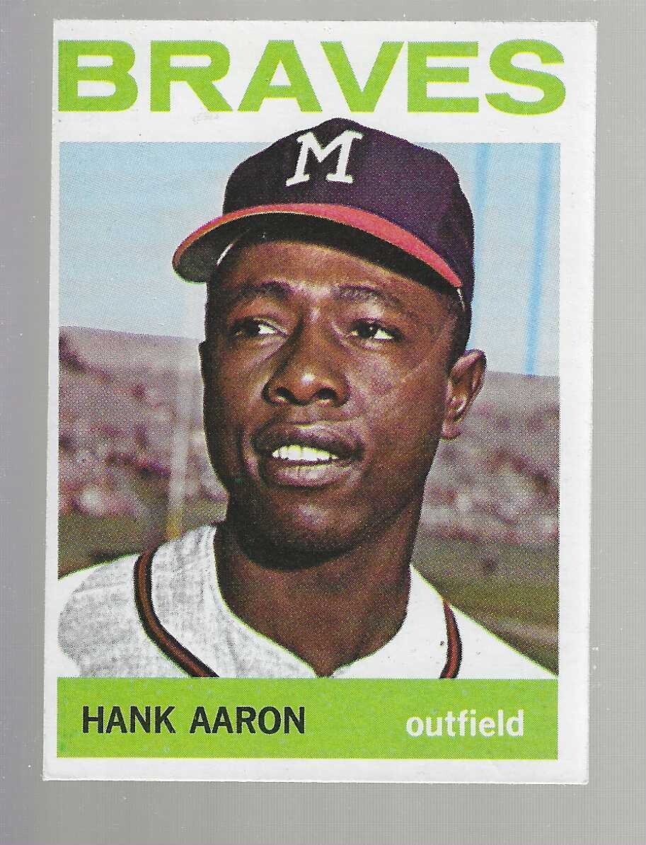 1964 Topps #300 Hank Aaron list $250