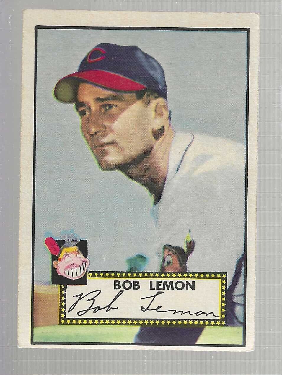 1952 Topps #268 Bob Lemon list $400