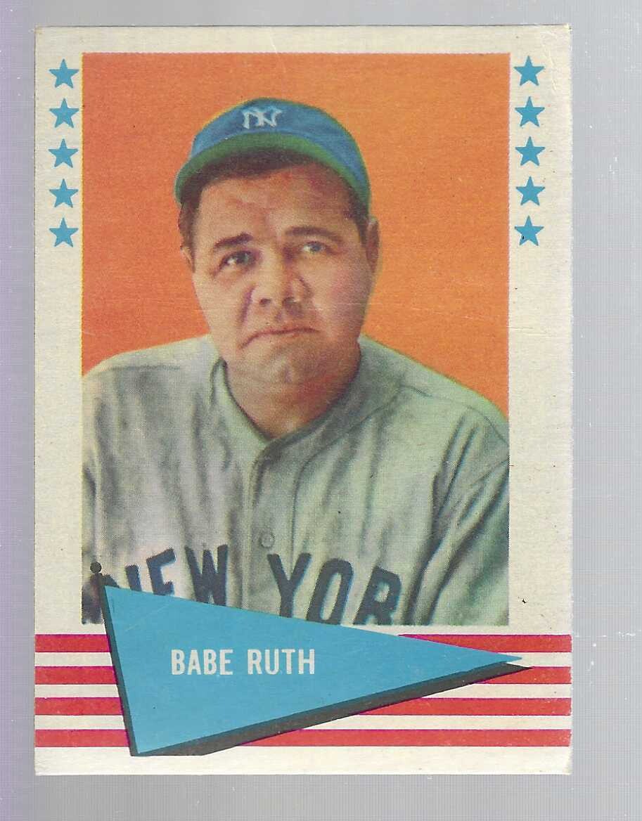 1961 Fleer #75 Babe Ruth list $250