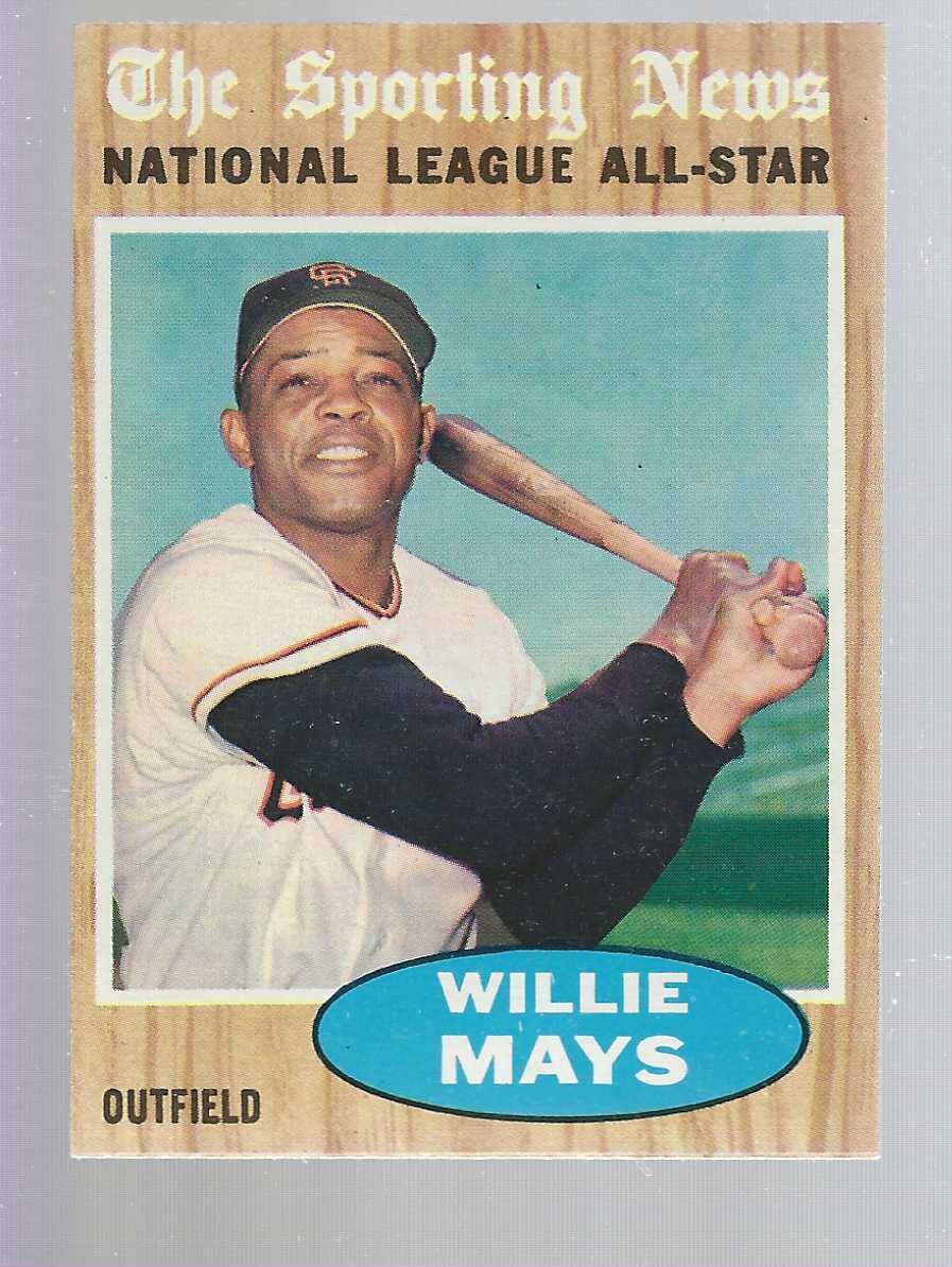 1962 Topps #395 Willie Mays All Star Nr Mint