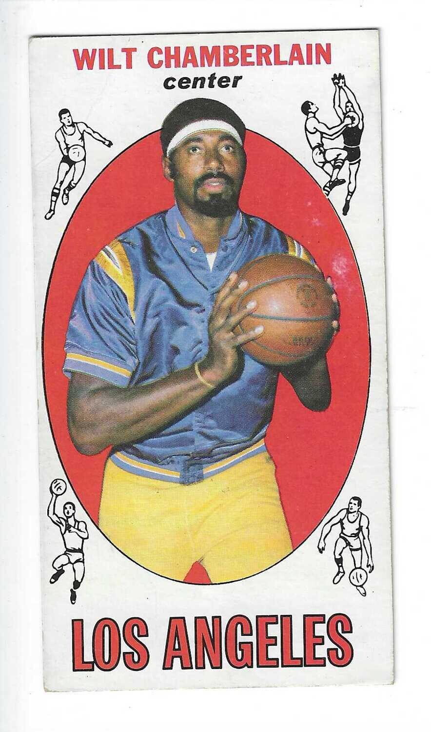 1969 Topps #1 Wilt Chamberlain list $1,000