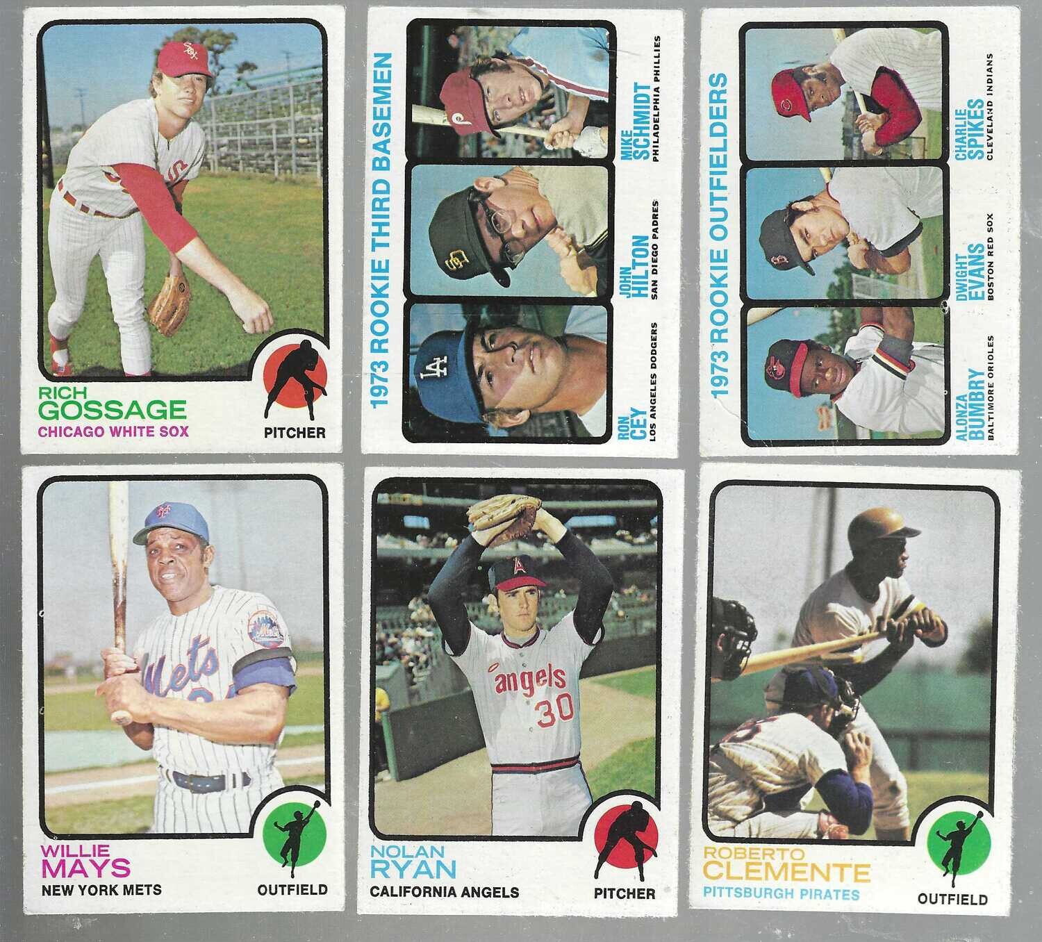 1973 Topps Baseball Complete set VG/EX to Ex+ List $2,500