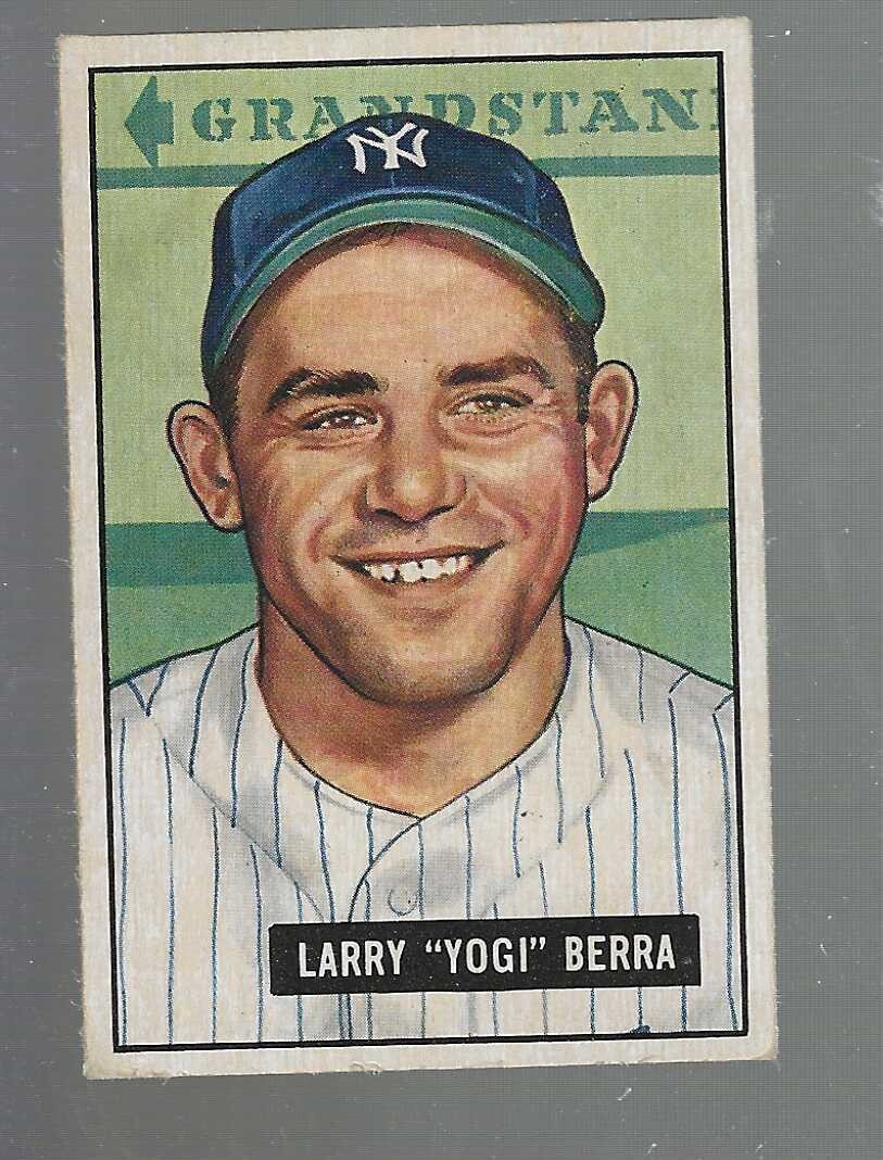 1951 Bowman #2 Yogi Berra list $600