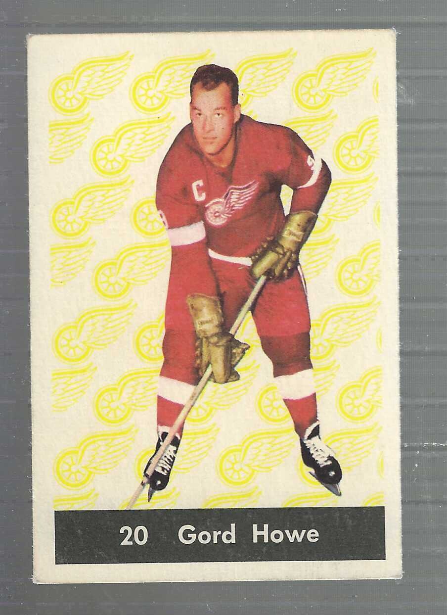 1960/61 Parkhurst #20 Gordie Howe list $250