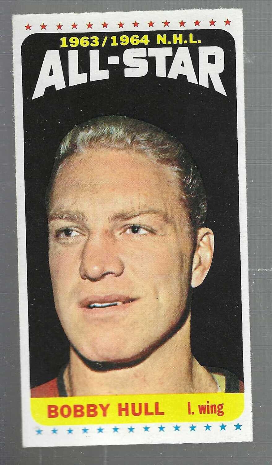 1964/65 Topps #107 Bobby Hull All Star Ex/Mint