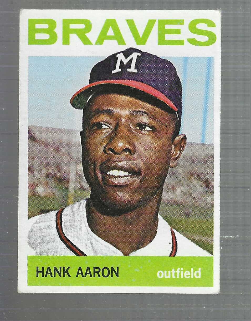 1964 Topps #300 Hank Aaron  list $250