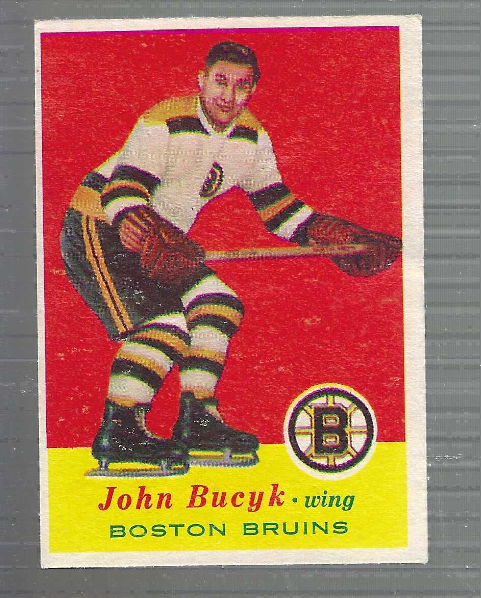 1957/58 Topps #10 John Bucyk rookie list $400
