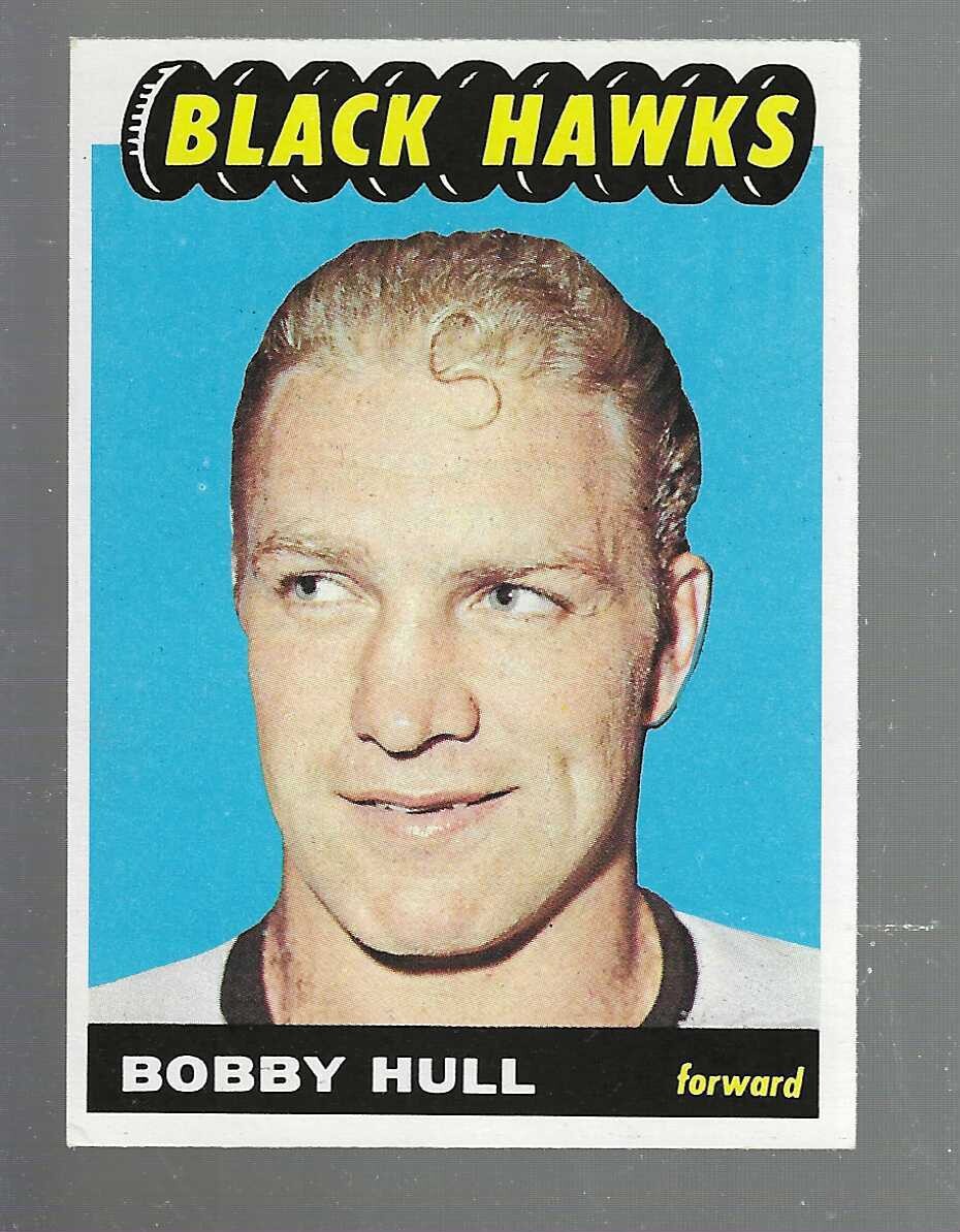 1965/66 Topps #59 Bobby Hull Ex/Mint list $250