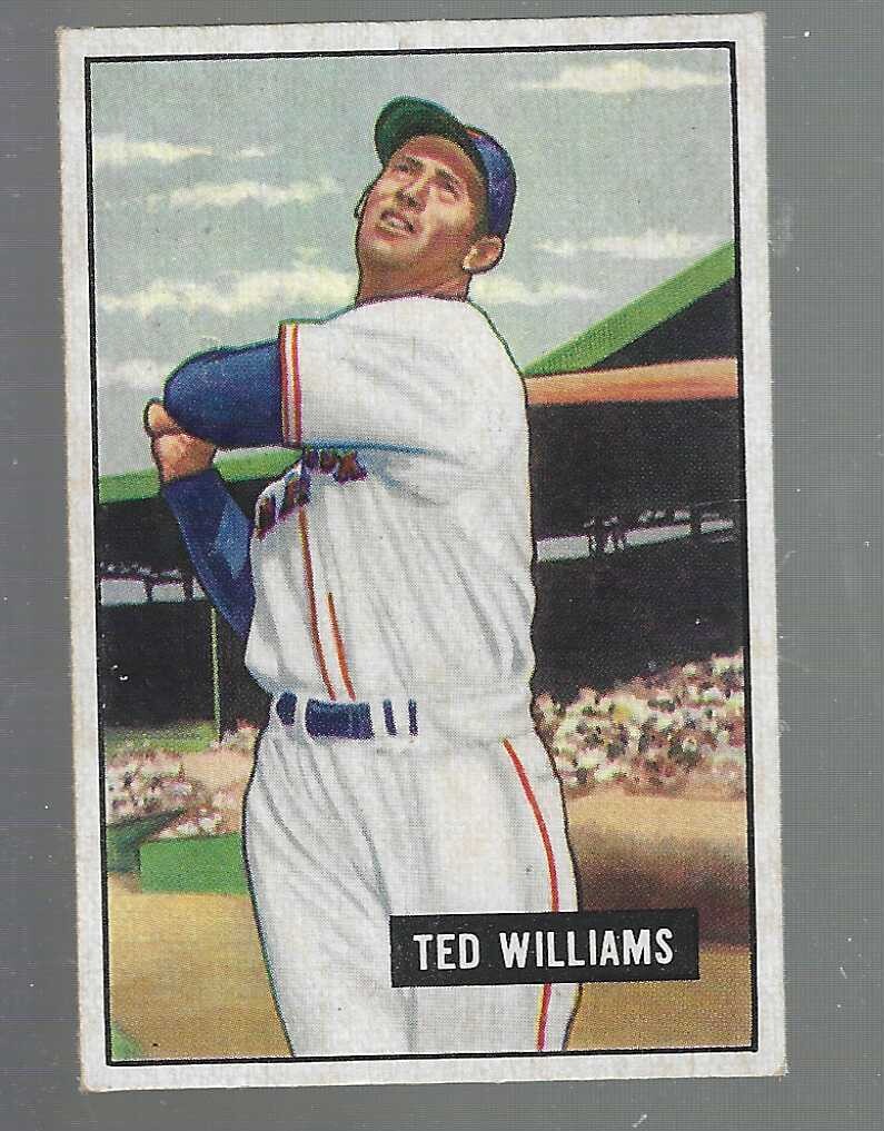 1951 Bowman #165 Ted Williams Ex/Mint