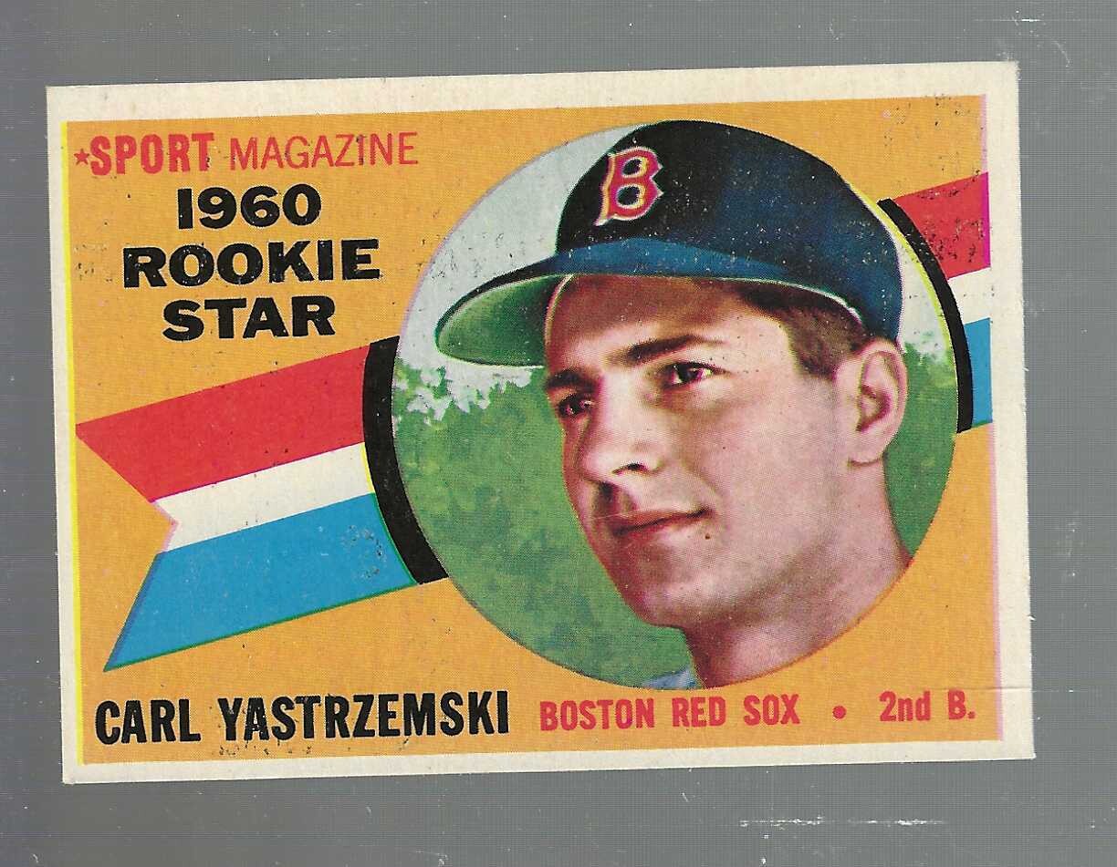 1960 Topps #148 Carl Yastrzemski rookie list $800