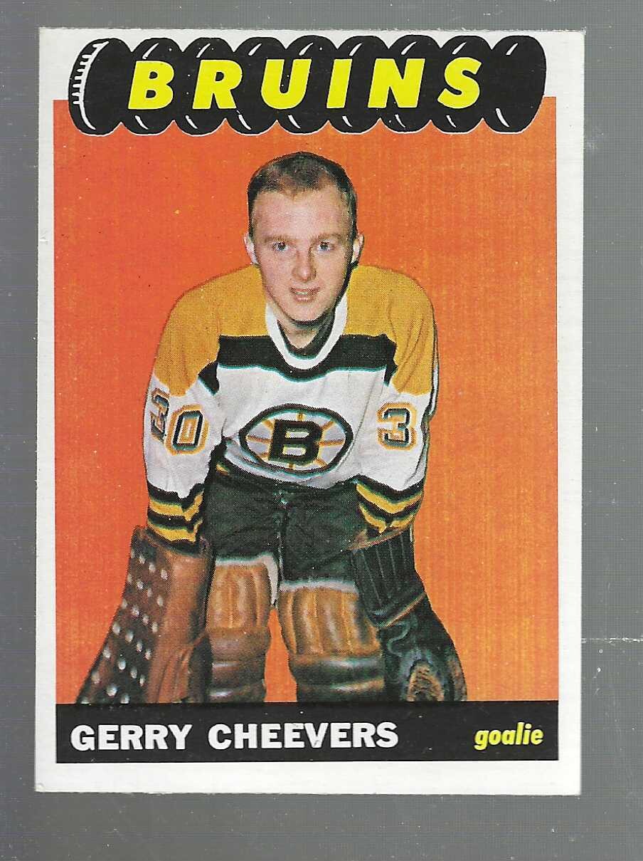 1965/66 Topps #31 Gerry Cheevers rookie