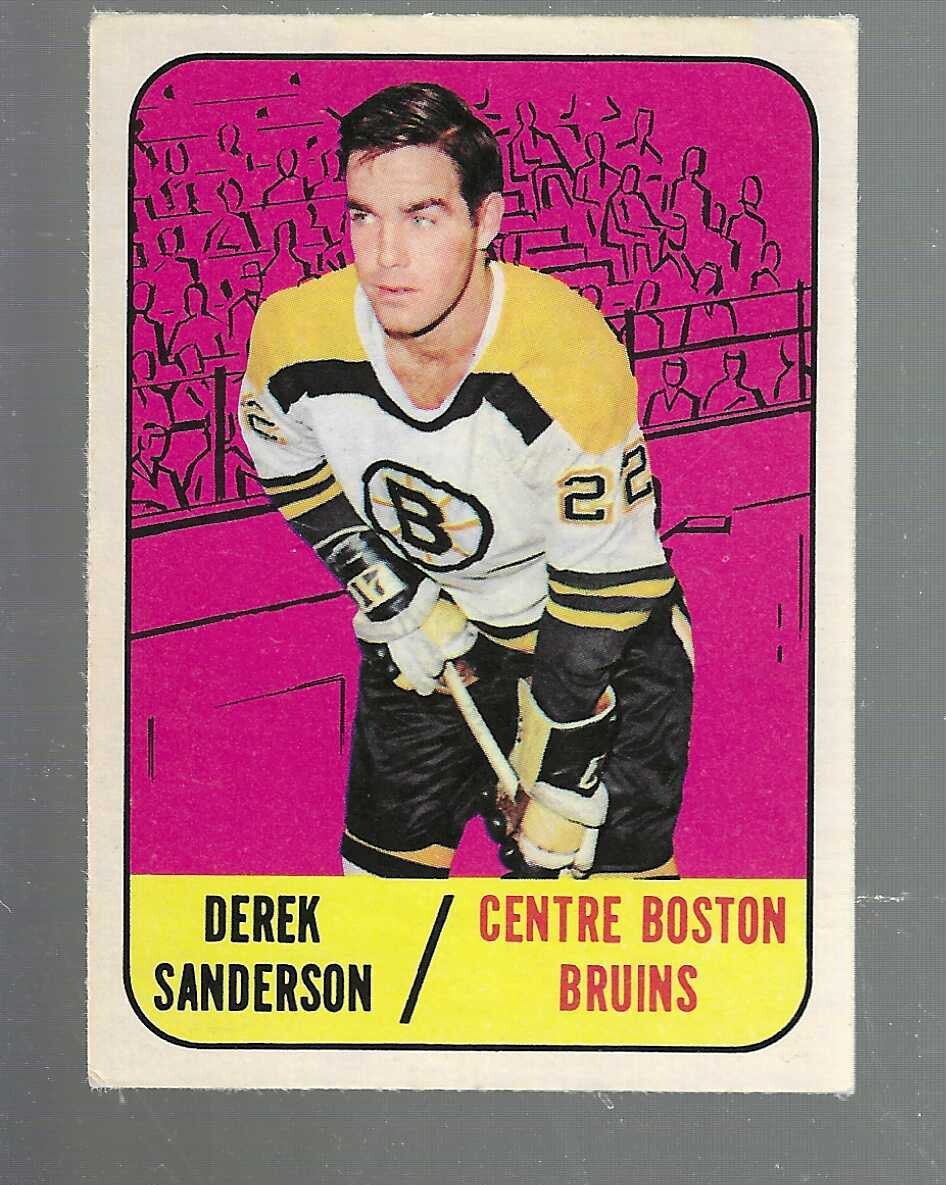 1967/68 Topps #33 Derek Sanderson rookie Ex/Mint