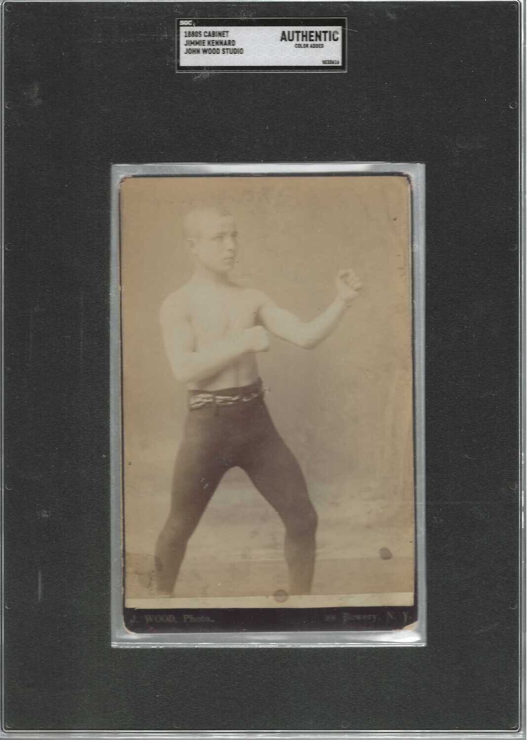 1888 Cabinet Boxing card Jimmy Kennard SGC Graded Authentic