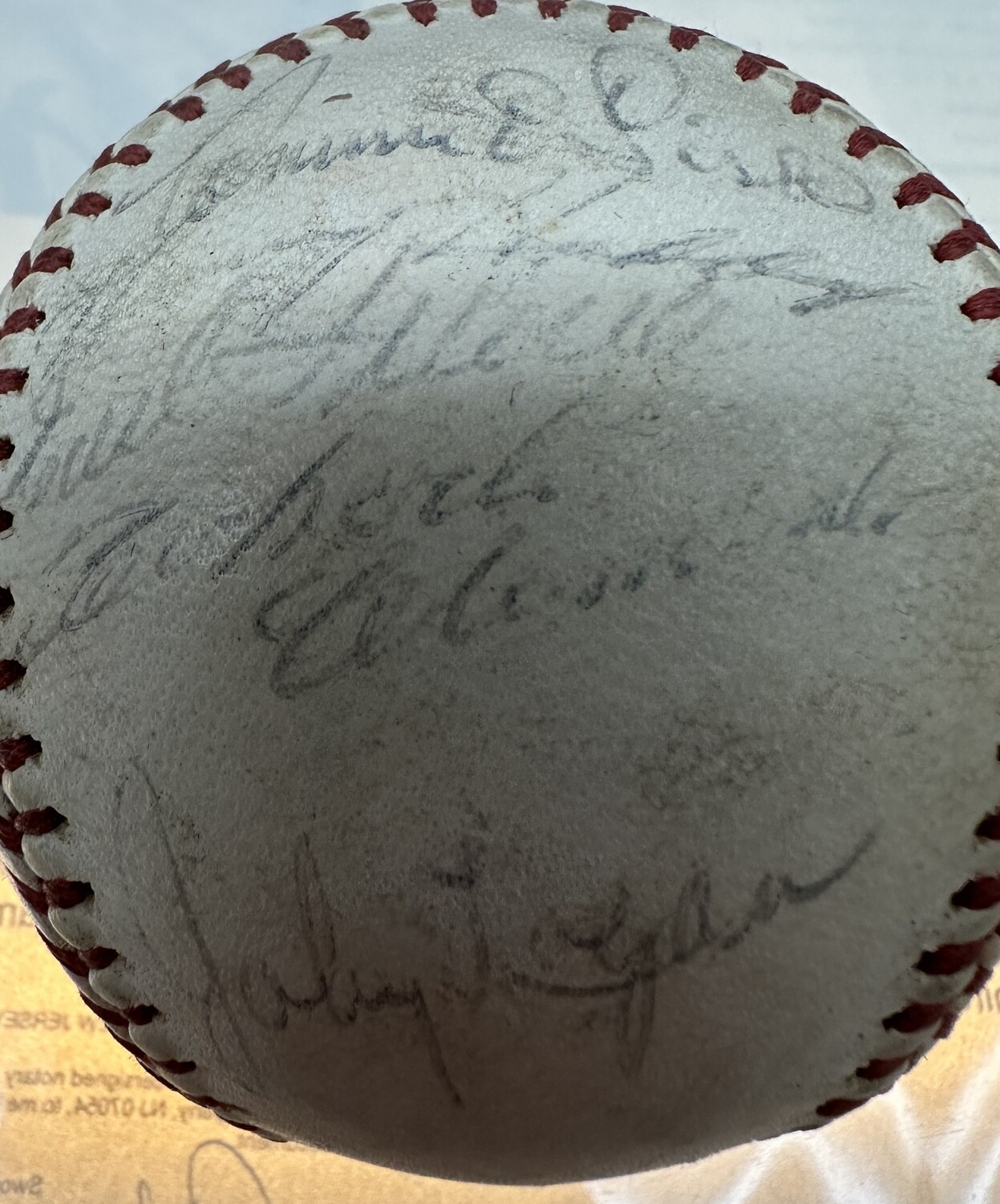 1962 Pittsburgh Pirates Team Signed ball 23 Signatures Roberto Clemente PSA