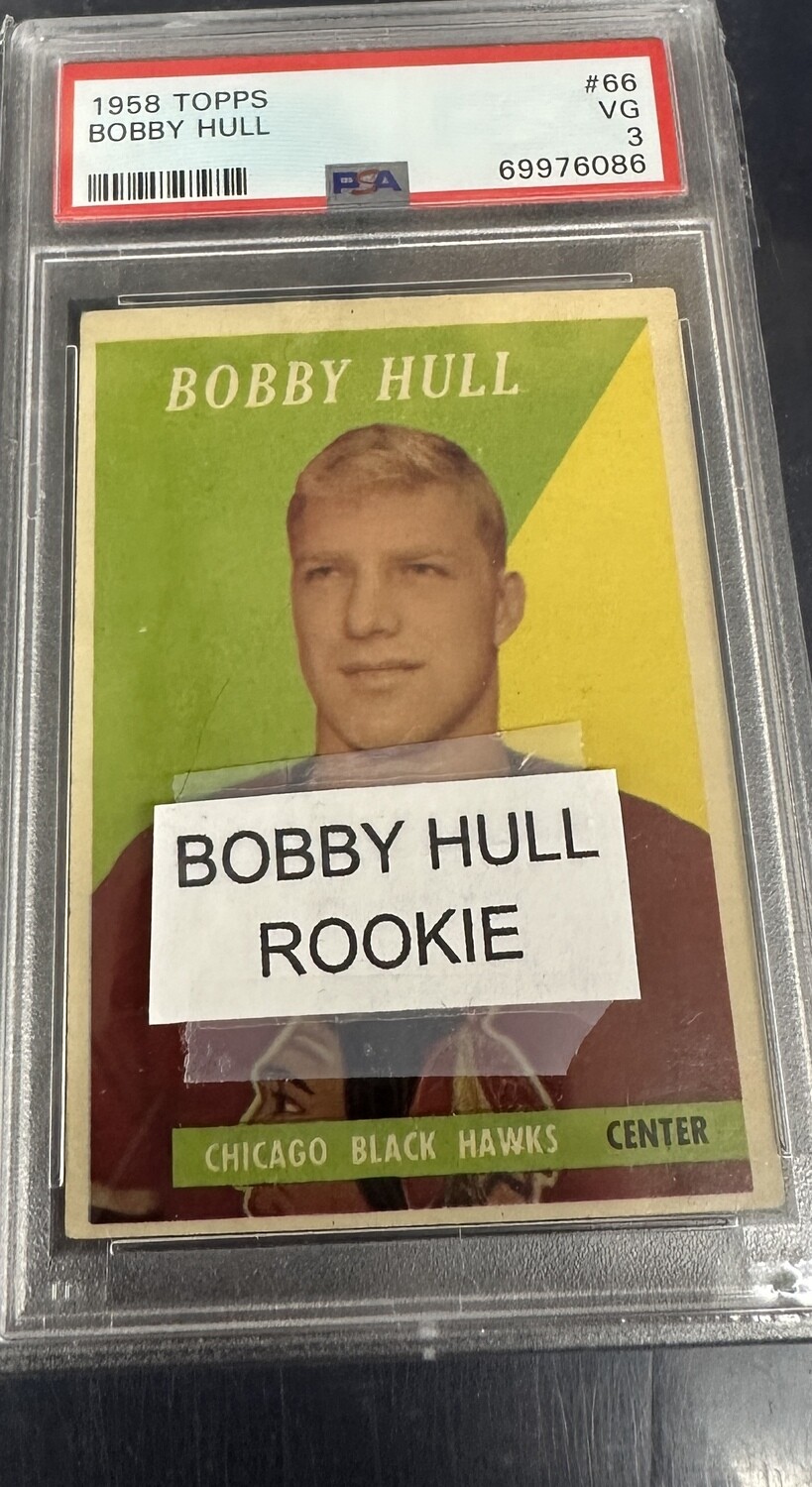 1958 Topps #66 Bobby Hull Rookie PSA 3