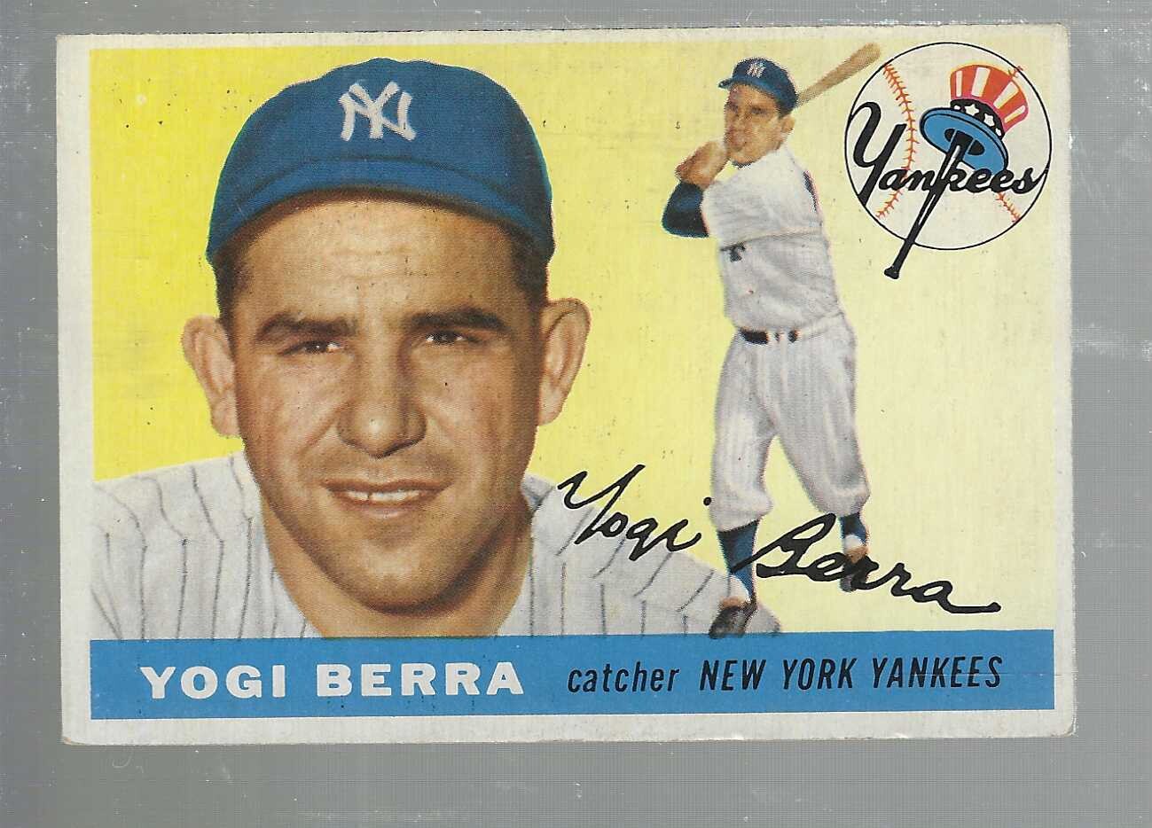1955 Topps #198 Yogi Berra list $500
