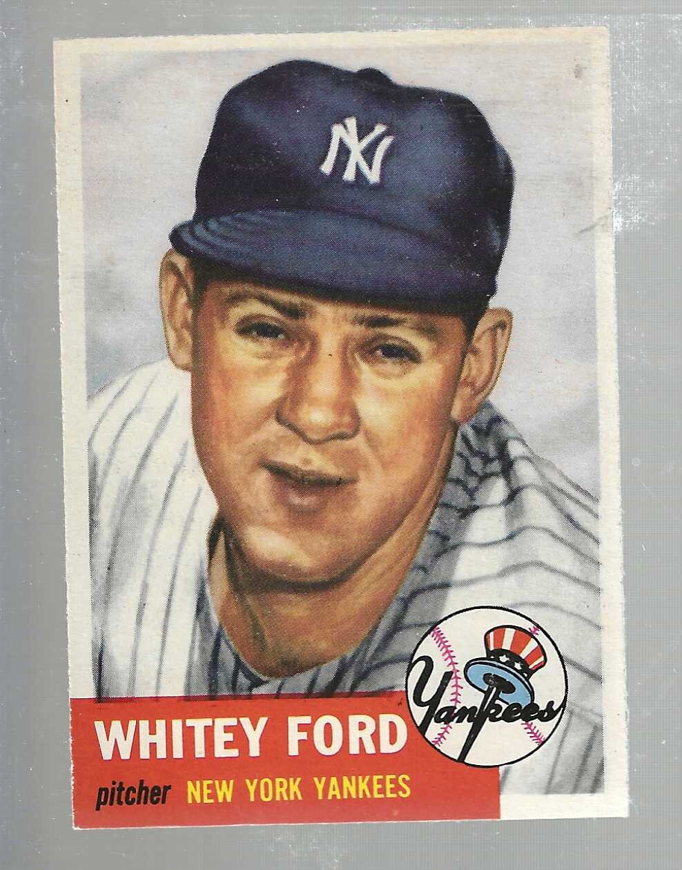 1953 Topps #207 Whitey Ford Nr Mint