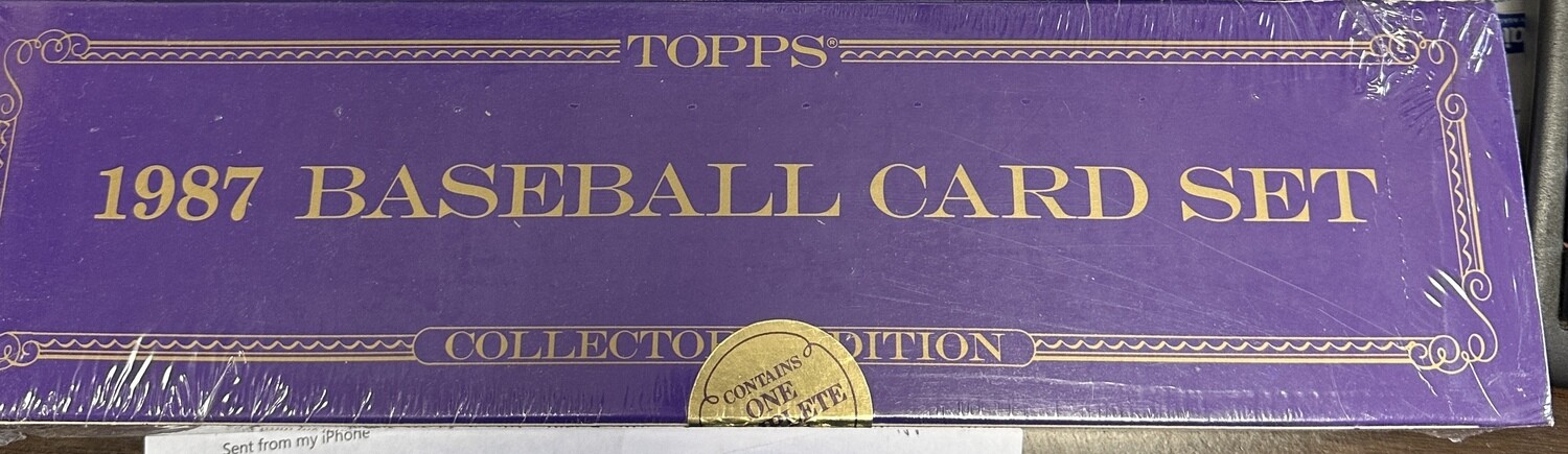 1987 Topps Tiffany Baseball Factory Set