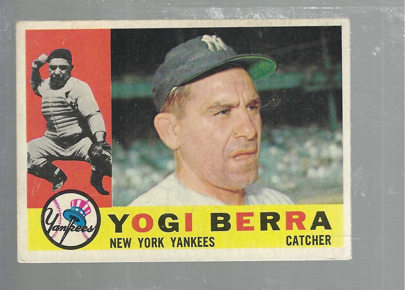 1960 Topps #480 Yogi Berra list $250