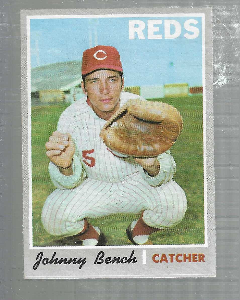 1970 Topps #660 Johnny Bench list $250
