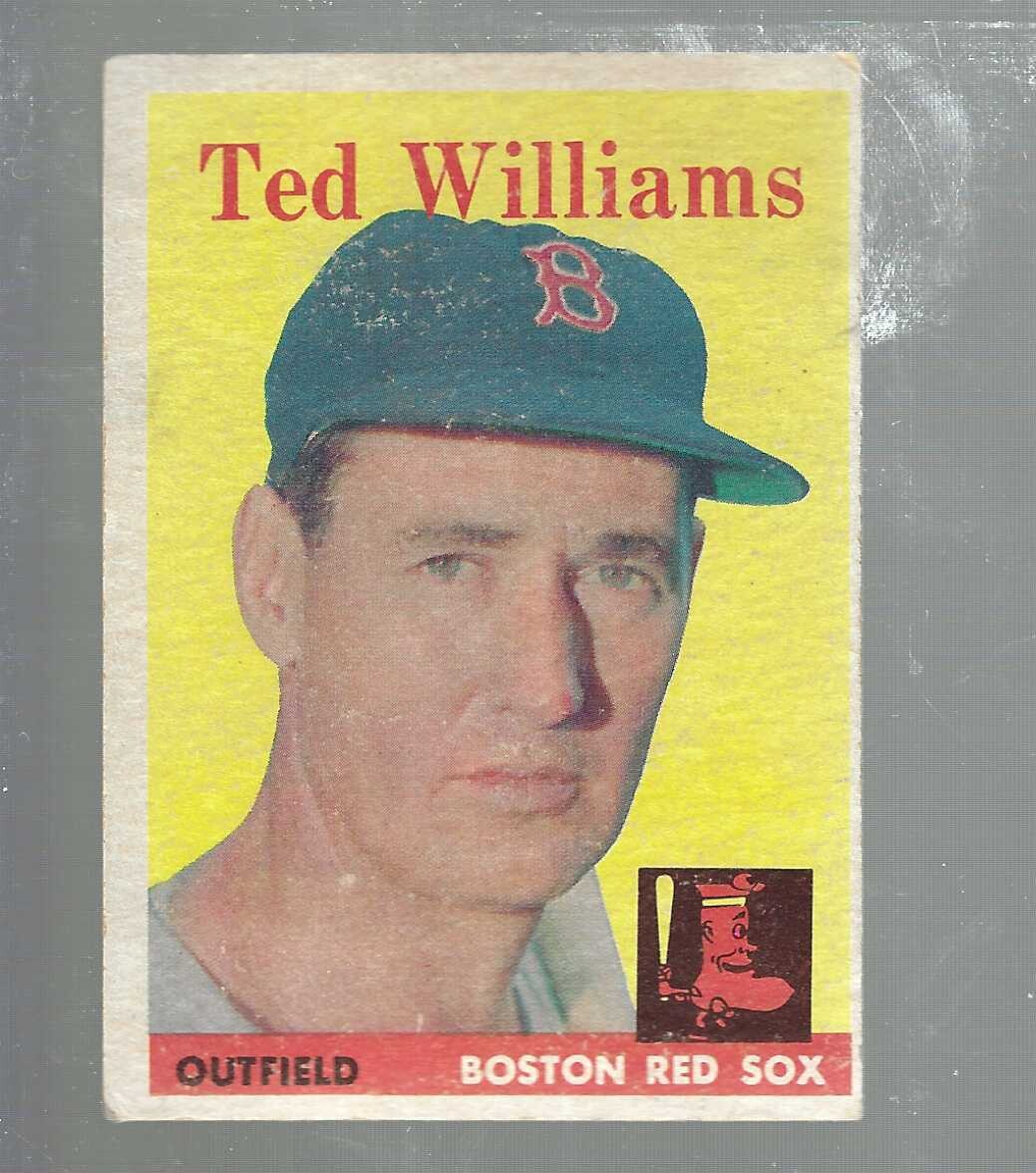 1958 Topps #1 Ted Williams list $400