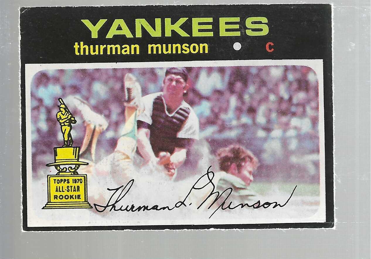 1971 O-pee-chee #5 Thurman Munson Ex+