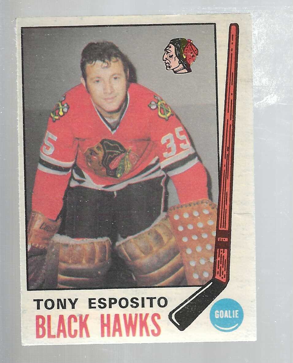 1969/70 Opeechee #138 Tony Esposito rookie