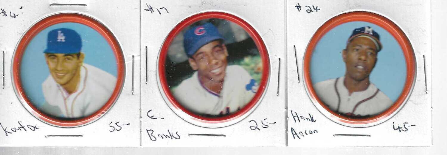 1963 Salada #17 Ernie Banks Nr Mint