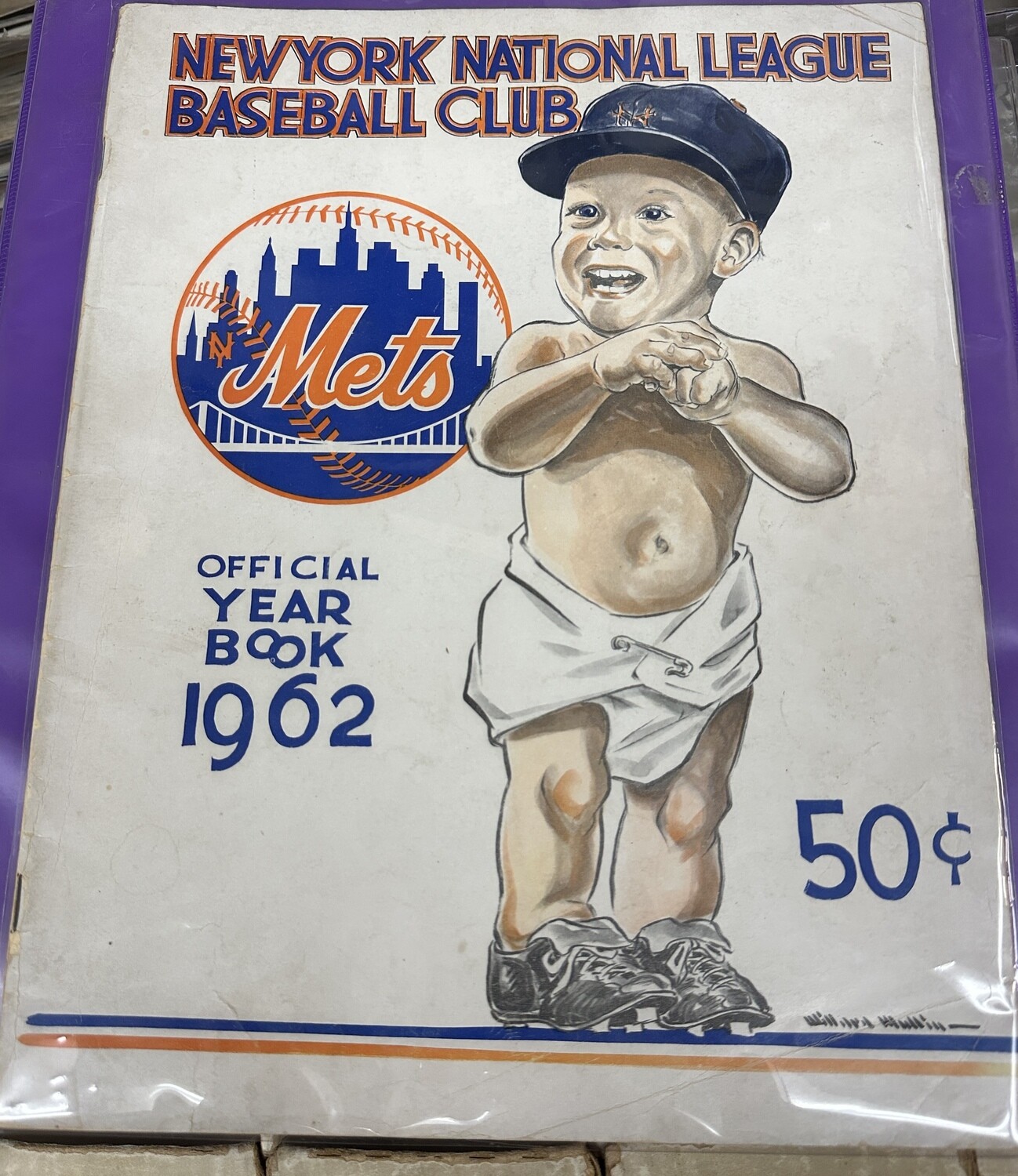 1962 NY Mets Inaugural Yearbook Ex.