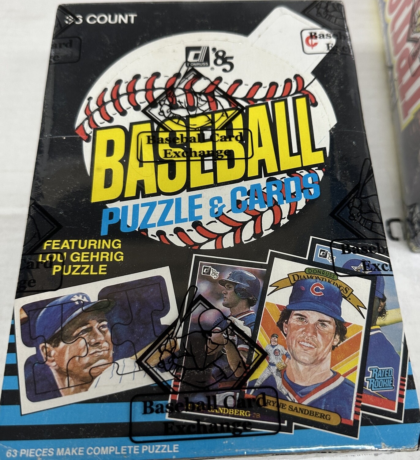1985 Donruss Baseball Wax Box BBCE Sealed