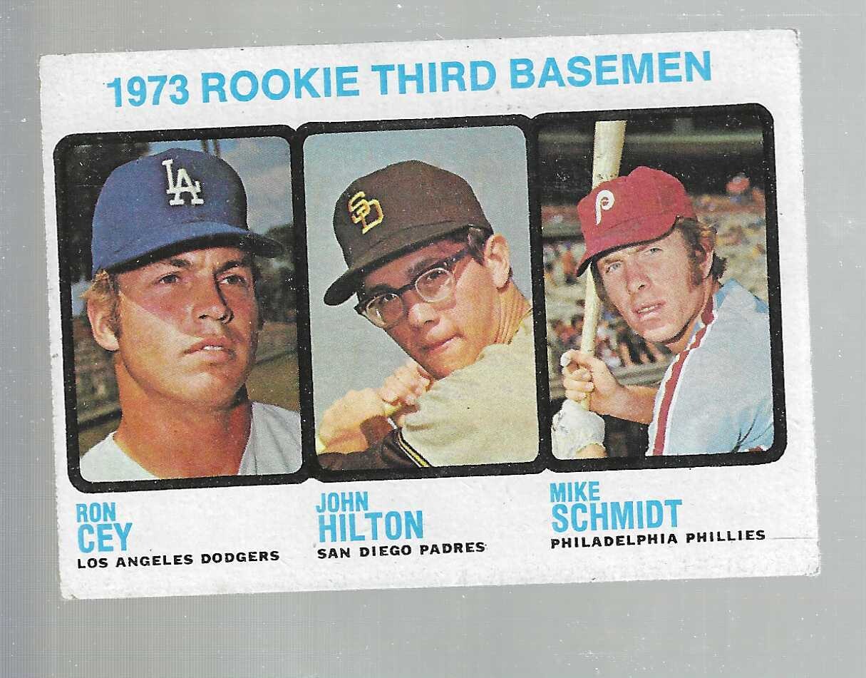 1973 Topps #615 Mike Schmidt rookie list $500 Ex