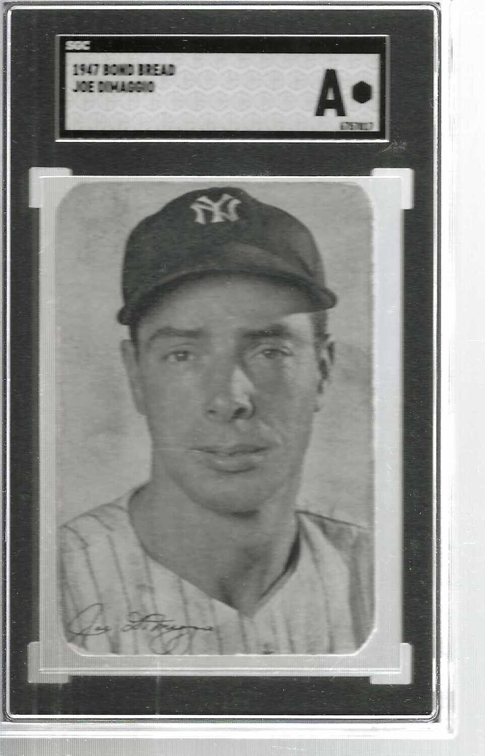 1947 Bond Bread Joe Dimaggio SGC Authentic