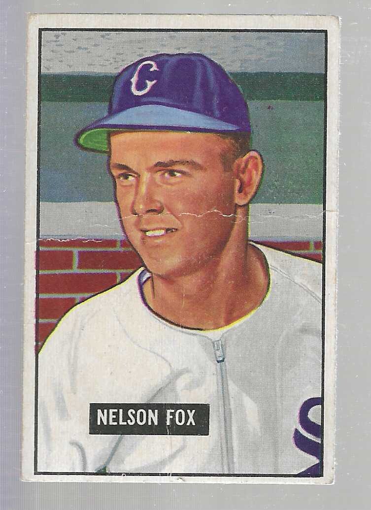 1951 Bowman #232 Nellie Fox rookie VG