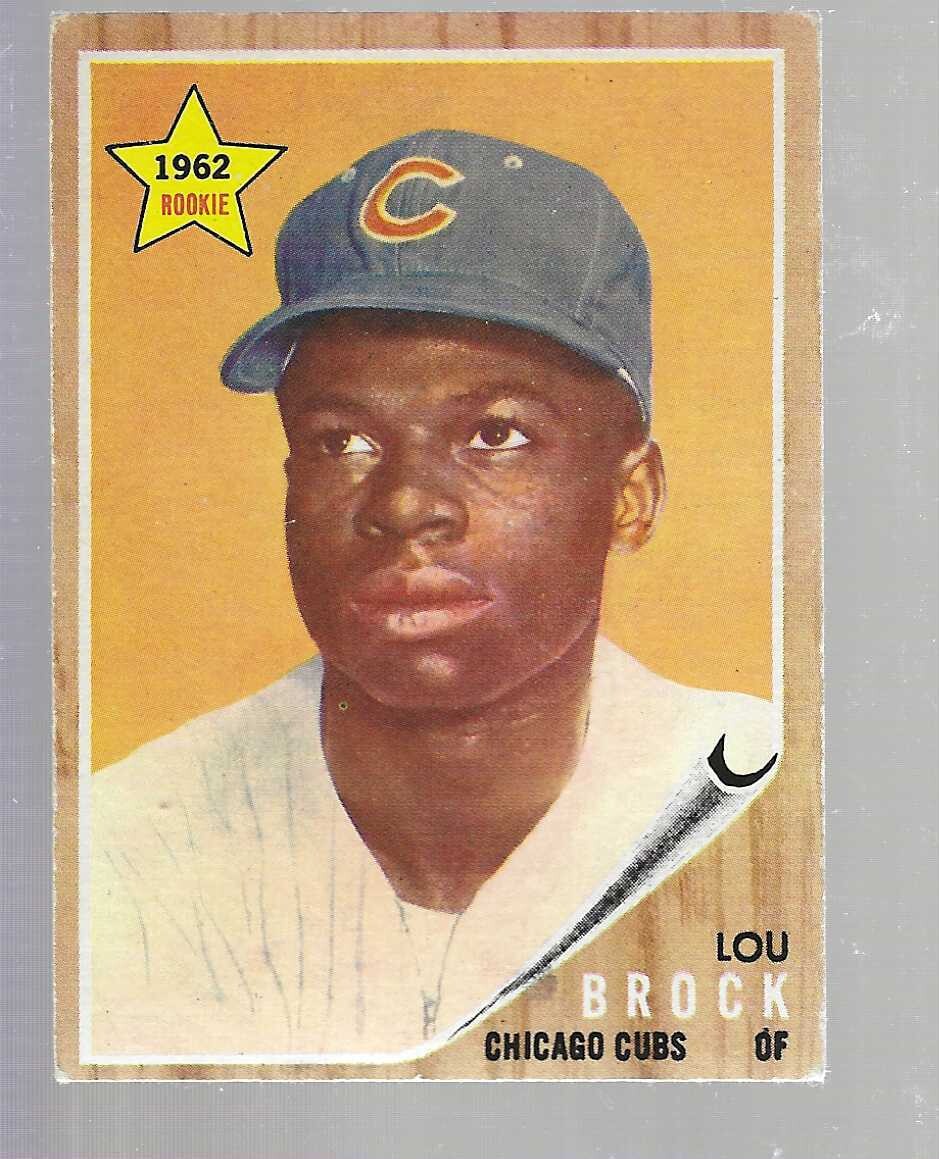 1962 Topps #387 Lou Brock rookie Ex/Mint