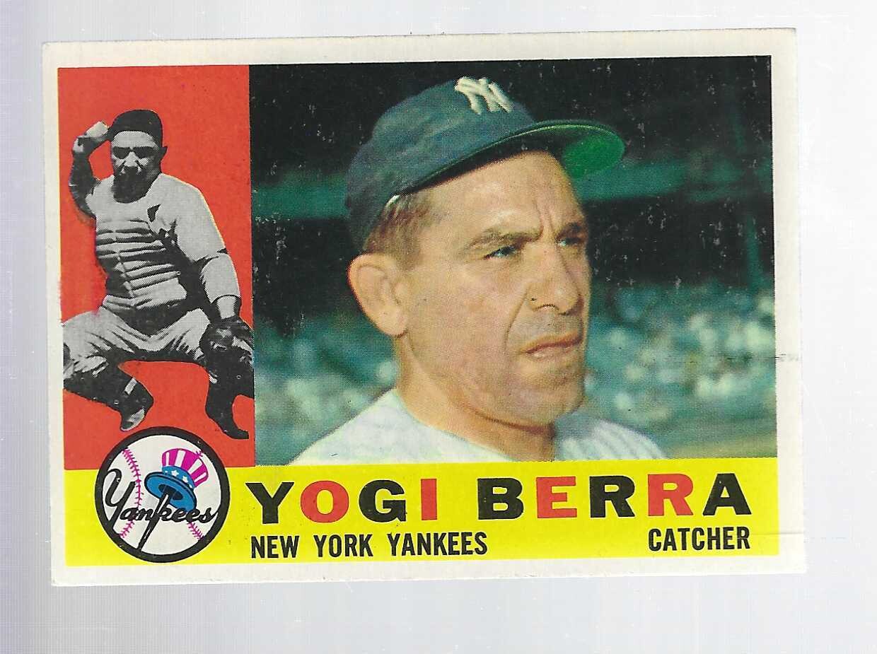 1960 Topps #480 Yogi Berra Ex/Mint List $250