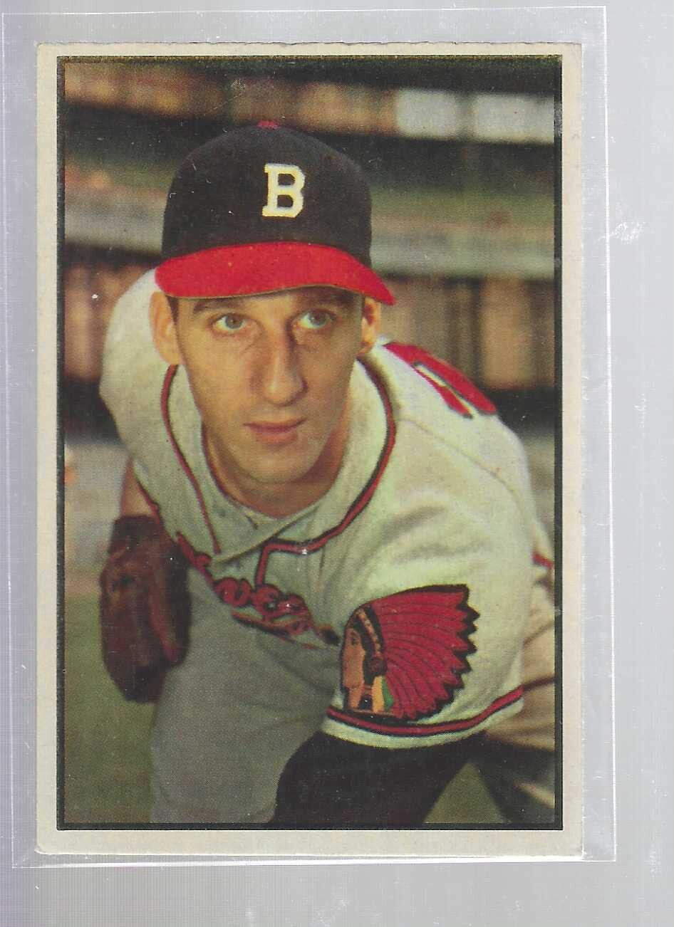 1953 Bowman #99 Warren Spahn Ex/Mint List $400