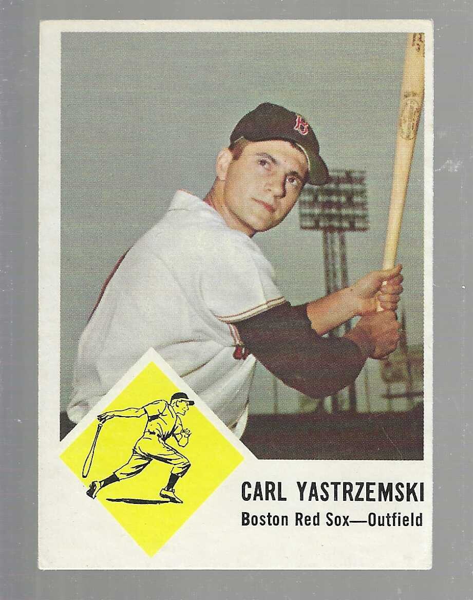 1963 Fleer #8 Carl Yastrzemski list $120