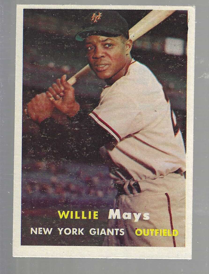 1957 Topps #10 Willie Mays Ex/Mint
