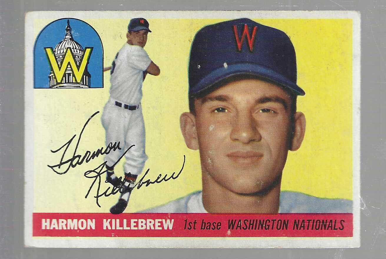 1955 Topps #124 Harmon Killebrew rookie VG