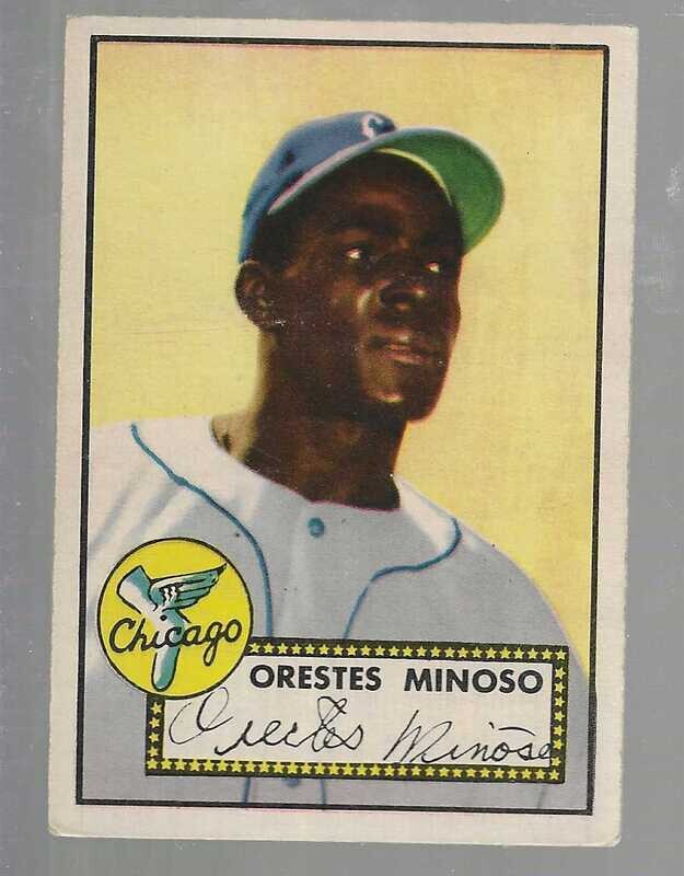 1952 Topps #195 Minnie Minoso rookie Ex