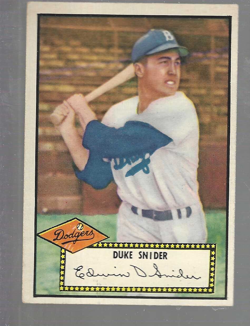 1952 Topps #37 Duke Snider Ex+